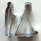 Bride And Groom Wedding Cookie Mold Cake Chocolate Egg Fondant Mould Biscuit Pastry Set Kitchen Baking DIY Tools