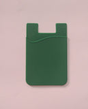 Business Credit Pocket Adhesive Fashion Women Men Cell Phone Card Holder ID Card Holder Slim Case sticker Bus Card