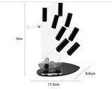 brand high quality kitchen knife ceramic knife set 3" 4" 5" 6" inch + peeler + Transparent Acrylic Stand kitchen