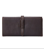 Long business and leisure hand holding High-quality cow leather multi-card purse Genuine Leather men's wallet