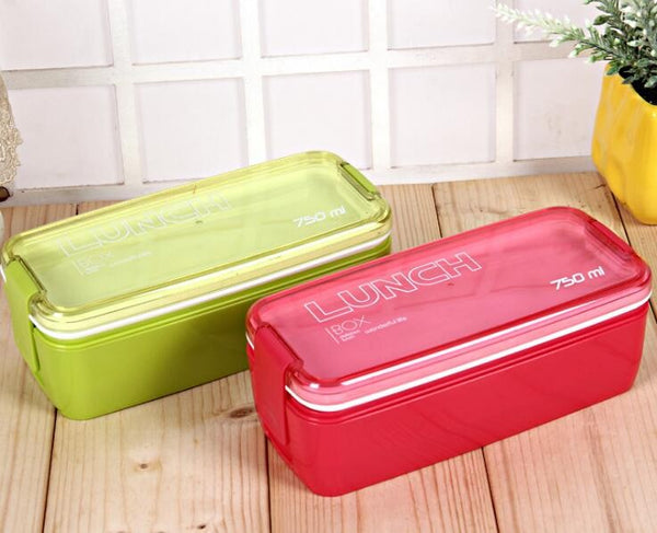New Design 750ml Collapsible Portable Lunch Box Microwave Oven Lunch Bento Boxes Folding Lunchbox Eco-Friendly