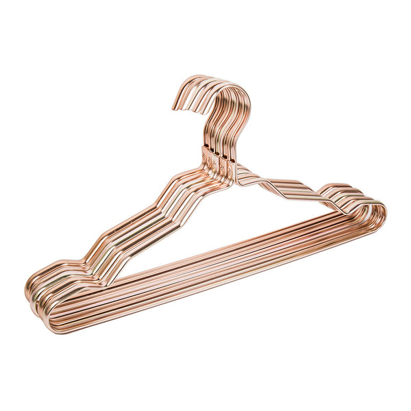 5 Pcs New Thicker Aluminum Alloy Drying Racks Home Seamless Hanger Anti-slip Clothing Hanger Anti-rust Windproof Clothes Rack