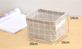 DIY Desktop Storage Basket Sundries Underwear Toy Storage Box Cosmetic Book Organizer Stationery Container Laundry Basket