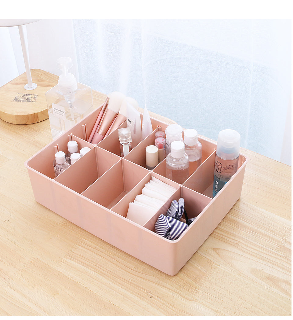 Multi-size Underwear Organizer Storage Can Adjust The Partition Drawer Closet Organizers Boxes For Bras Briefs Socks Ties Scarfs