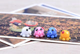 XBJ113 Mini 8pcs Small octopus decoration supplies moss micro landscape deco  Garden deco Creative handicrafts