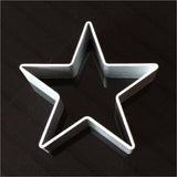 Exquisite Five-pointed Star Decorating Mold Metal Cookie Cutters DIY Baking Tools Fruit Fondant Biscuit Cake Mould