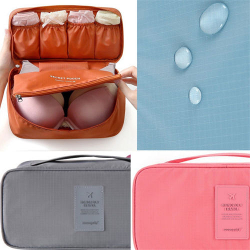 Bra Underwear Socks Lingerie Handbag Organizer Bag Storage Case For Travel Trip Secondary image
