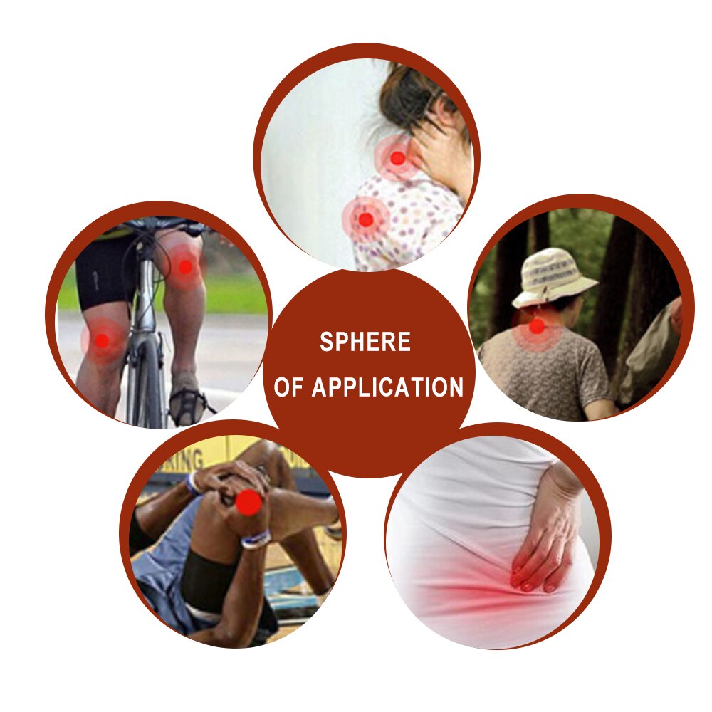 Vietnam Red Tiger Balm Back Body Relaxation Herbal Plaster Pain Relief Patch Medical Plaster Ointment Joints 8Pcs Main image