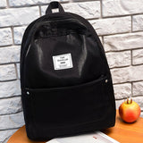 New Shiner Women Backpack Solid Color Preppy Casual Backpack for Teenage Girls Female School Shoulder Bag Bagpack mochila