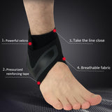 Ankle Support Brace Protector Ankle Splint Bandage Arthritis Pain Relief Guard Foot Splint Sprain Injury Wraps Heel Massager