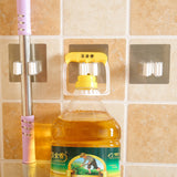 Wall Housekeeper Wall Mounted Mop Organizer Holder PP+PVC Brush Broom Hanger Storage Rack Kitchen Tool Dropshipping