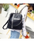 Backpack Female  New Korean Wild School Wind Student Bag Casual Color Letter Backpack Travel Bag