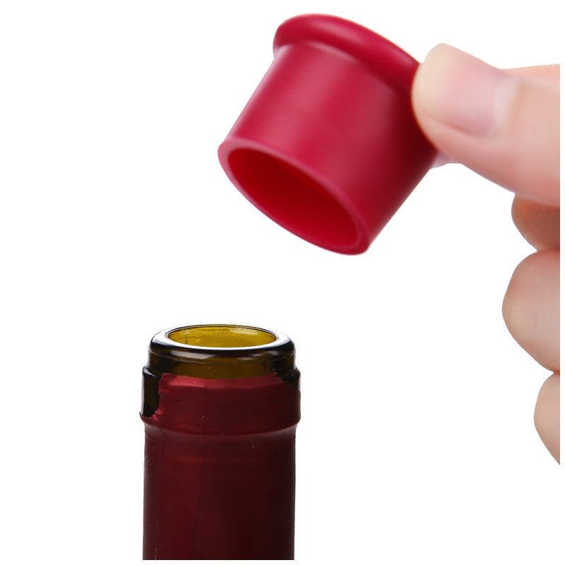 CJ047 Silicone Wine Bottle Stoppers Kitchen Bar Tools Secondary image