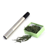 Tea Strainer Stick Stainless Steel Pipe Design Mesh Tea Filter Coffee Teapot Tools