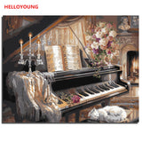 Colorful world Digital Painting Handpainted Oil Painting by numbers oil paintings chinese scroll paintings Home Decoration