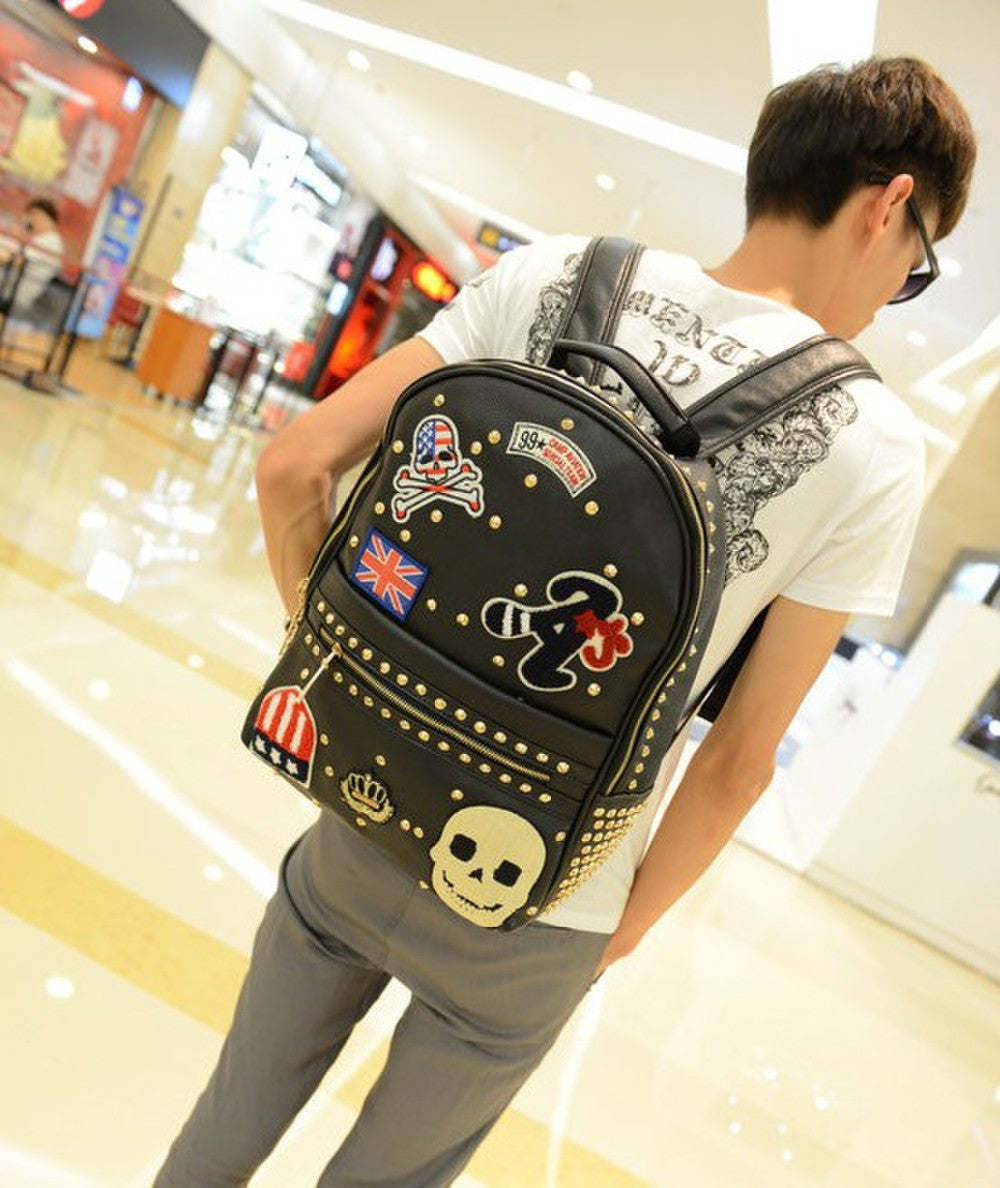 More Colors Flower Skull Skeleton Embroidery Iron On Patches Clothes Appliques Sew On Badge DIY Clothing Bag