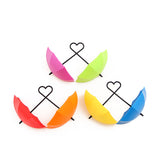 3Pcs/set Umbrella Shaped Dual Use Key Hanger Rack Creative Kitchen Bathroom Wall Decorative Holder Accessories Tools