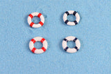 XBJ176 Mini 6pcs Swim ring decoration supplies moss micro landscape deco  Garden deco Creative handicrafts
