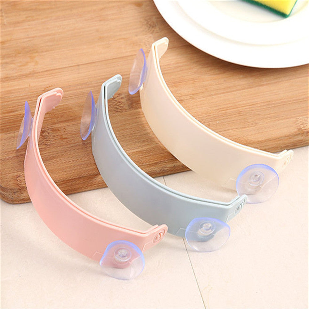 Hot Sale Creative Power Suction Cup Garbage Bag Kitchen Clip Garbage Storage Rack kitchen accessories organizer Dropshipping Secondary image