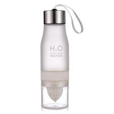New Xmas Gift 650ml Water Bottle plastic Fruit infusion bottle Infuser Drink Outdoor Sports Juice lemon Portable Kettle