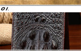 Crocodile pattern men's short wallet leisure wallet High-quality genuine leather Spring and summer new leather wallet
