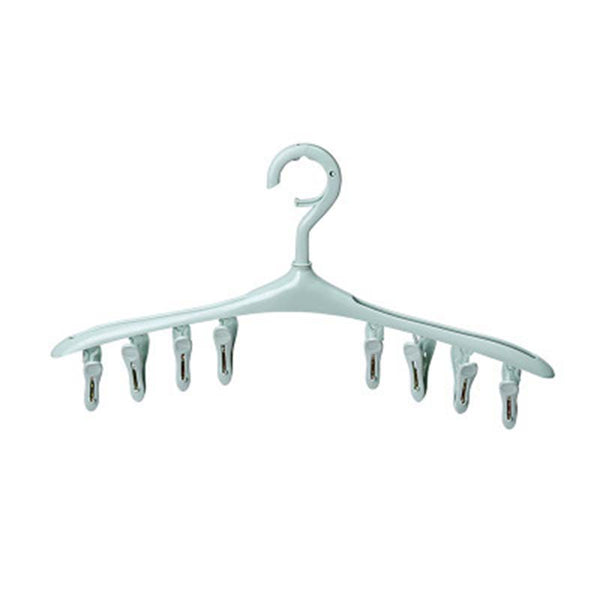 Plastic Portable Bathrooms Cloth Hanger Rack with Detachable clips Clothespin Clothes Hangers Socks Underwear drying Clips