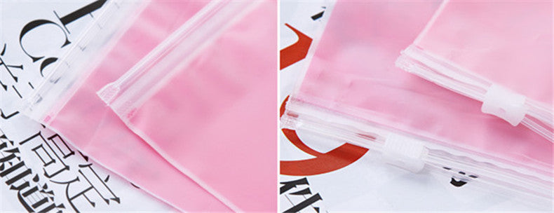 8 PCS/set Cartoon Travel Organizer Clothing Storage Bag Zip Lock Plastic Bags Waterproof Garment Shoe Sock Luggage Bag Y119