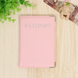 Cute Passport Cover for Worldwide Women Covers on The Passports Femme Traval Pu Leather Passport Holder Pink