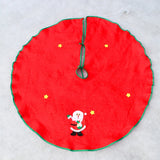 Christmas Decorations For Home Straight Edge 90CM Non-Woven Christmas Tree Skirt Aprons Home Decoration