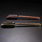 Chinese Tea spoons Copper Tea Scoop Spoon Tea Leaves Chooser Holder High Quality Chinese Kongfu Tea Accessories Tools