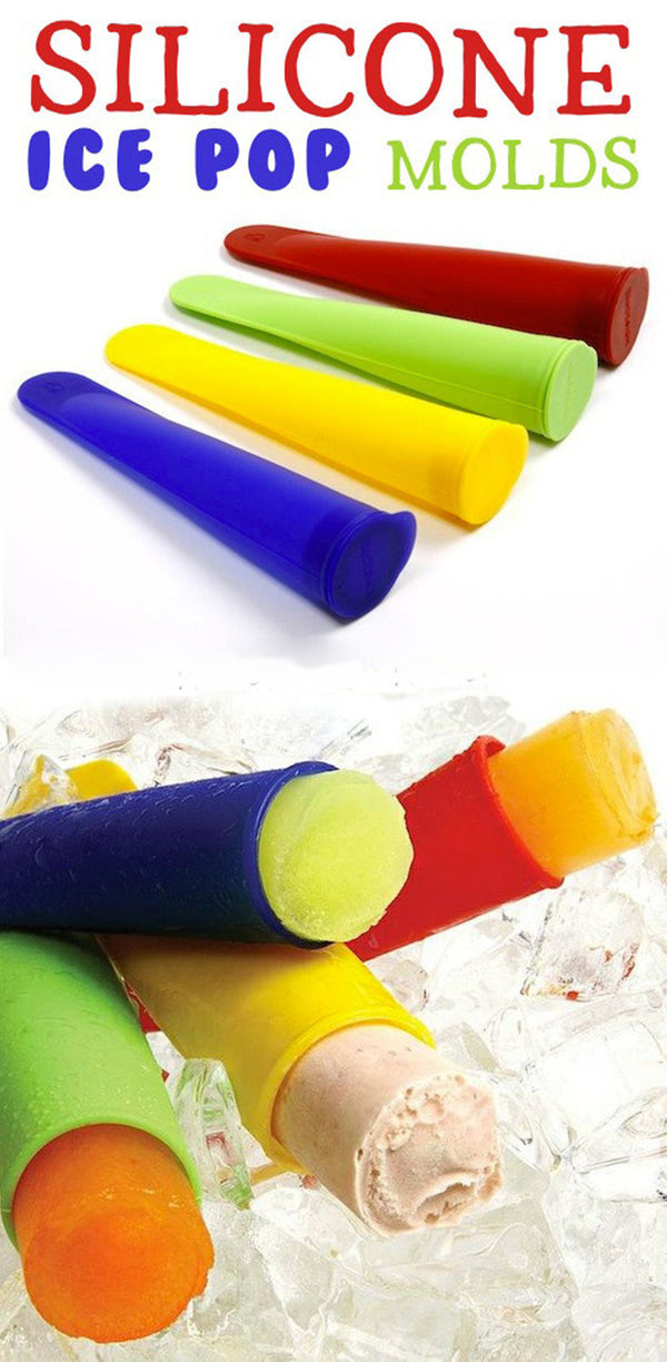 Hot Silicone Popsicle Mold / Ice Pop Molds / Ice Cube Tray / Ice Cream Tubs Tools
