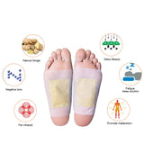 12Pcs/Box Ginger Detox Foot Patch Bamboo Vinegar Pads Improve Sleep Beauty Health Care Slimming Plaster K03001