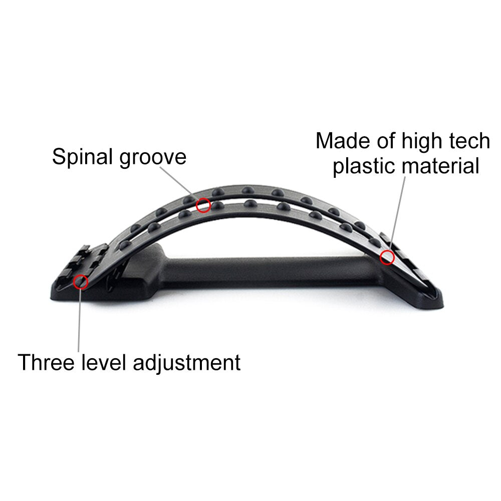 Back Massage Magic Stretcher Fitness Equipment Stretch Relax Mate Stretcher Lumbar Support Spine Pain Relief Chiropractic Main image