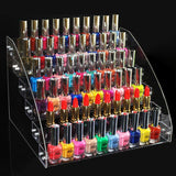 Clear/Transparent Nail Polish Rack Multi layers Cosmetic Varnish Display Stand Holder Manicure Tool Organizer Storage Shelf