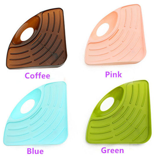 Kitchen Sink Corner Storage Rack Sponge Holder Wall Mounted Dishes drip rack Bathroom Soap Dish Wall Storage Rack