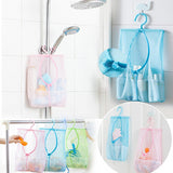 Kitchen Bathroom Wardrobe Underwear Socks Sundries Storage Hook Hanging Multipurpose Mesh Bag Reusable Grocery Organizer