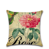 BZ296 New American Country Roses Pillow Cushion Cover Pillowcase Sofa/Car Cushion /Pillow  Home Textiles supplies