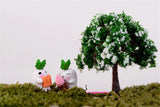 XBJ108 Mini 6PCS Radish dolls decor supplies moss micro landscape deco  Garden deco Creative handicrafts