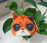 Coin Purses Wallet Ladies 3D Cat Dog Face Animal Change Money Bag Fashion Cute Small Zipper bag for Women Change Purse Pouch