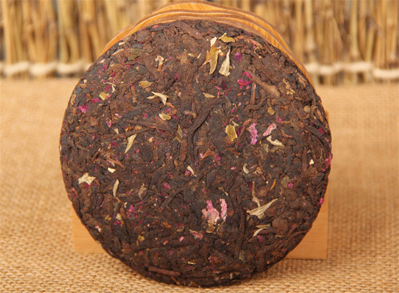 TemuTea 100g Pu-erh Tea Cooked Tea Rose Tea Flavor Tea Slimming Healthy Black Tea Green Food