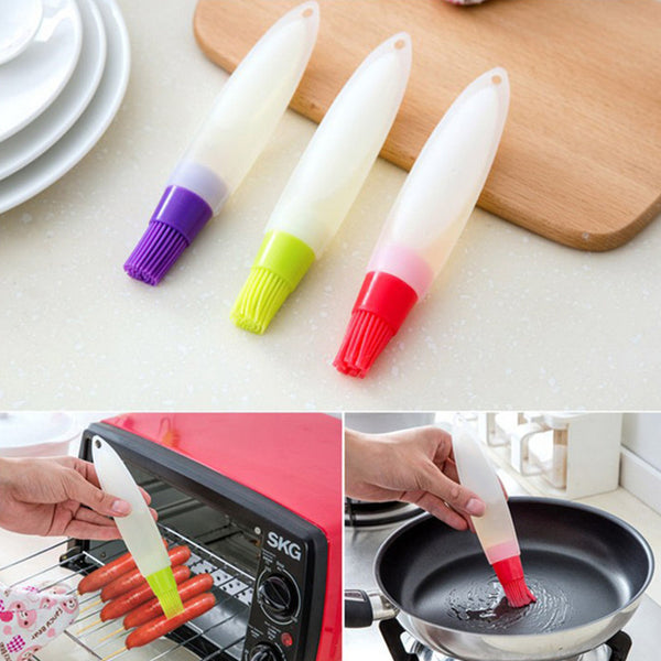 Silicone Baking Brushs 1 pc Liquid Oil Pen Cake Butter Bread Pastry Brush Baking Tool BBQ Utensil Safety Basting Brush