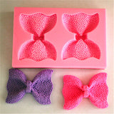 Butterfly Bow 1 pc Cake Mold Silicone Non-Stick Fondant Mold Sugar Craft Mold Chocolate Candy Cake Decoration Baking Tools