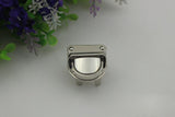 3x3cm Metal Handbag Clasp Turn Lock Buckle Bag Accessories Twist Lock for DIY Bag Purse Hardware Closure New 4 Color