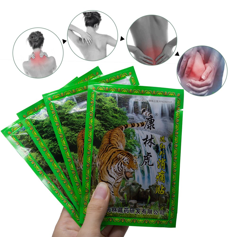 Neck Back Body Pain Relaxation Pain Plaster Tiger Balm Joint Pain Patch Killer Body Back Relax Chinese Medicine Plaster 8Pcs/Bag