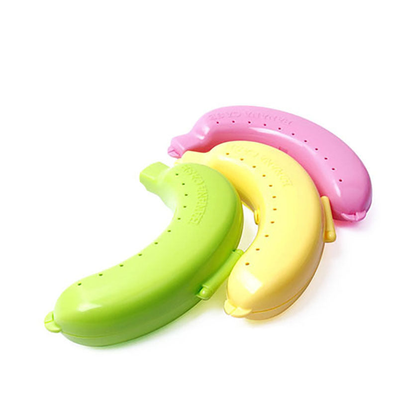 1pc Cute Banana Protector Case Container Trip Outdoor Lunch Fruit Box Storage Holder Cheap Banana Trip Outdoor Box Secondary image
