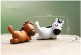 XBJ109 Mini 6PCS pony decor supplies moss micro landscape deco  Garden deco Creative handicrafts