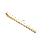 HELLOYOUNG 17cm Handmade Bamboo Chashaku Matcha Tea Scoop Retro Japanese Green Tea Ceremony Matcha Scoop Tea Sticks Tool