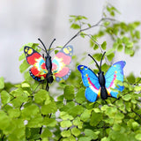 XBJ151 Mini 8pcs Simulation butterfly decoration supplies moss micro landscape deco  Garden deco Creative handicrafts