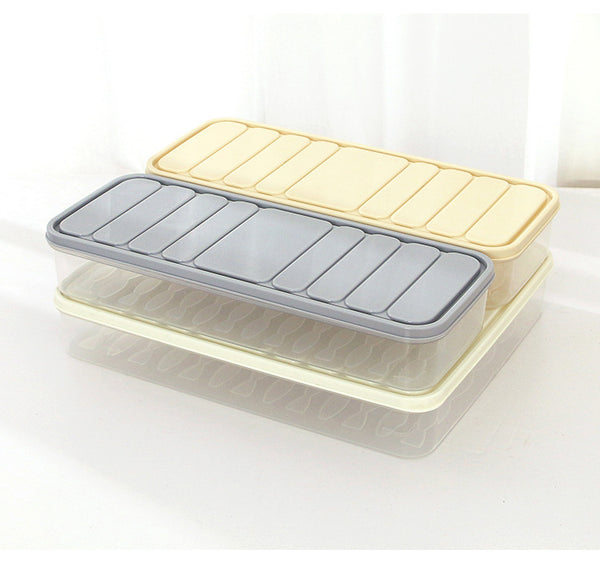 Egg Fish storage box food container keep eggs fresh refrigerator organizer kitchen dumplings storage containers 3