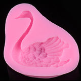 New Brand Fondant  Bakeware Cake 3D Mould Swan Shaped Party Decoration Cake Tools DIY Wedding Silicone Baking Moulds